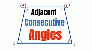 Difference between Adjacent and Consecutive Angles in Geometry [upl. by Nyladnewg739]