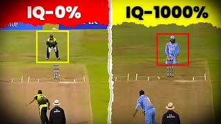 MS Dhoni High IQ Mastermind Moments  TFVCricket [upl. by Eiluj]