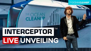 Boyan Slat unveils the Interceptor River Cleanup system  Cleaning Rivers  The Ocean Cleanup [upl. by Bonnie49]