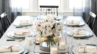 Entertaining with a Casual Elegant Dinner Party [upl. by Eahsel]