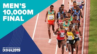 Mens 10000m Final  World Athletics Championships Doha 2019 [upl. by Alfonso]