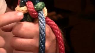 Tying a Fiador Knot 2mp4 [upl. by Narmis]