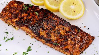 Crispy PanSeared Salmon Recipe  Quick and Easy Salmon Recipe [upl. by Hannan]