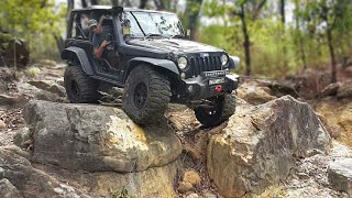 Jeep Wrangler JK Doing Some Extreme 4x4 [upl. by Lathan]