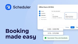 Zoom Scheduler [upl. by Esiralc]