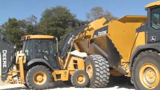 John Deere L Series Backhoe Loader Safety Tips [upl. by Stenger]