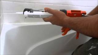 How To Apply New Caulking Over Old Caulking [upl. by Mahmud]