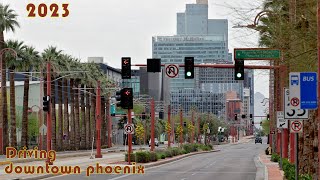 Driving phoenix downtown Arizona 2023 [upl. by Ludba]