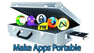 How to Make Apps Portable  RUN APPS FROM USB DRIVE  Windows Tutorial Guide [upl. by Nye]