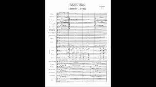 Fauré  Requiem Op 48 Full Score [upl. by Yttak]