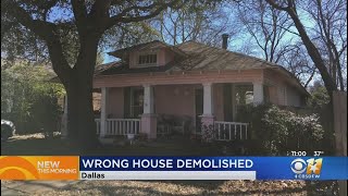 MixUp Leaves Wrong Home Demolished In Dallas [upl. by Herminia]