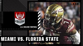 Miami Hurricanes at Florida State Seminoles  Full Game Highlights [upl. by Omsoc]