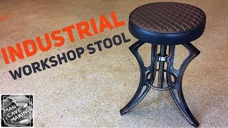 How to make an adjustable height workshop stool [upl. by Dailey]