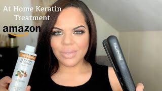 I Did A Keratin Treatment At Home [upl. by Euqinom]