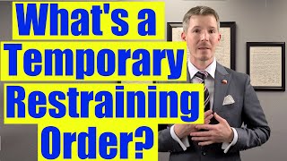 What is a Temporary Restraining Order What happens if you violate a TRO [upl. by Haliled]