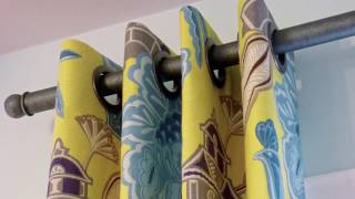 How to Make a Grommet Curtain [upl. by Saerdna]