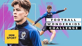 England U15s Leo Castledine takes on our first ever Wonderkids Challenge  Football Wonderkids [upl. by Levram991]