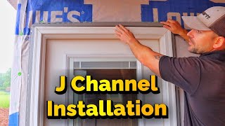 How To Install J Channel Around A Door [upl. by Hobbie111]