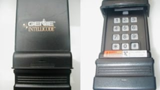 Reset amp Program Genie Wireless KeypadIC Black Model [upl. by Berlyn]