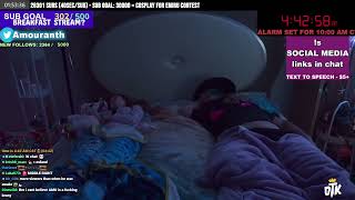 Esfand Gets Excited While Sleeping With Amouranth [upl. by Lua]