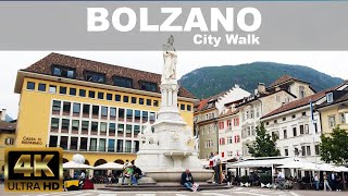 🇮🇹 BOLZANO Walking Tour  4K UHD ITALY [upl. by Poirer]