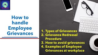 Employee Grievances with Examples  Addressing Employee Concerns [upl. by Hgielram]