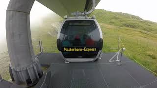 Switzerland  Gondola  Zermatt to Klein Matterhorn [upl. by Liew967]