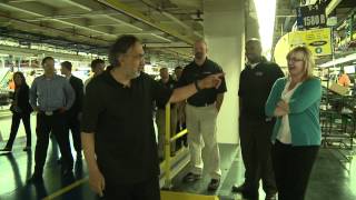 Sergio Marchionne  Belvidere Assembly Plant Tour Highlights [upl. by Krasnoff]