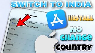 how to swich country in India Appstore  How to Change Country On App Store Region  iPhone  iPad [upl. by Ennayhs56]