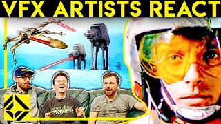 VFX Artists React to STAR WARS Bad amp Great CGi [upl. by Atillertse]