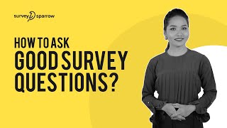 How to Ask Good Survey Questions [upl. by Yehc]