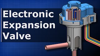 Electronic Expansion Valve  How it works ETS 5M HVAC [upl. by Odnomor]