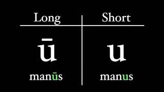 The Latin Alphabet  Vowel Pronunciation [upl. by Lotsirhc]