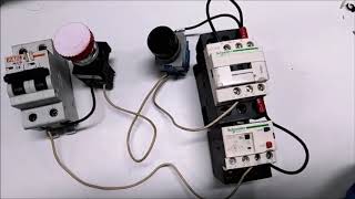 overload relay setting and contactor control [upl. by Udelle]