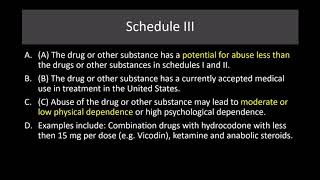 Lecture 9 Introduction to the Controlled Substances Act [upl. by Anirbed]