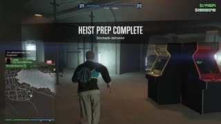 Grand Theft Auto V Casino Heist Prep  Gruppe Sechs Gear Part 1 [upl. by Atterahs]