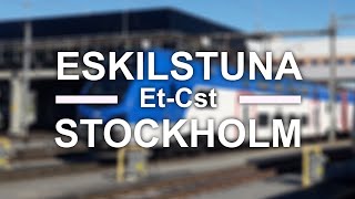 TRAIN DRIVERS VIEW EskilstunaStockholm [upl. by Tammany502]