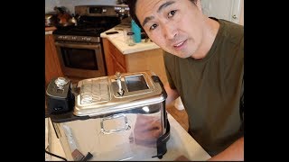 AllClad Clean Pro Deep Fryer 3 5L  Review [upl. by Gnivri]