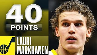 Lauri Markkanen GOES OFF For 40 Points vs Trail Blazers  March 22 2023 [upl. by Sirovaj]