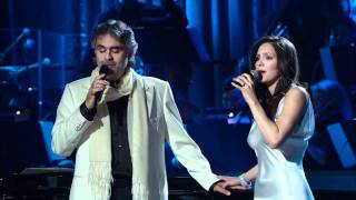 Andrea Bocelli and Katharine Mcphee  The prayer Live 2008 HD [upl. by Aihsenak]