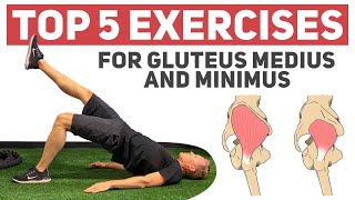 Top 5 Exercises for Gluteus Medius amp Minimus New Research [upl. by Aicilf]