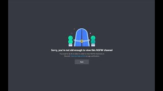 Patched How to view nsfw channels on discord [upl. by Karon]