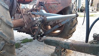 Vintage Thursday Ferguson tractor pick up hitch installation [upl. by Gotthard]