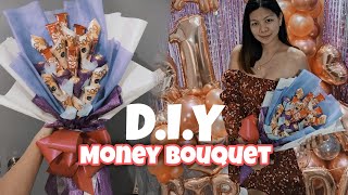 Money Bouquet Tutorial  Money Bouquet DIY  Money Bouquet with Chocolate [upl. by Ier]