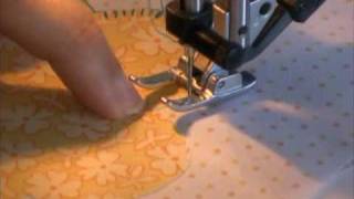 Machine Blanket Stitch Applique [upl. by Jumbala]