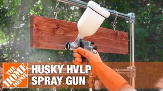 HVLP Paint Spray Gun  The Home Depot [upl. by Madelaine157]