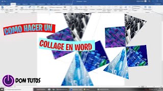 COMO HACER UN COLLAGE EN WORD2020 [upl. by Nnaaras]