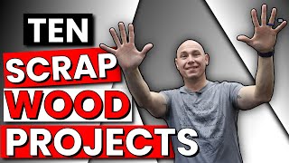 10 AMAZING Scrap Wood Project Ideas  Beginner Woodworking Projects [upl. by Wilkens]