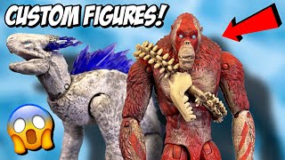 Custom Godzilla Figures Skar King amp Shimo [upl. by Herwick]