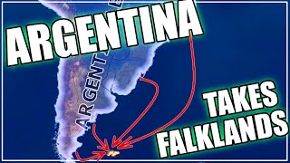 Malvinas Argentina takes Falklands [upl. by Kimberli]